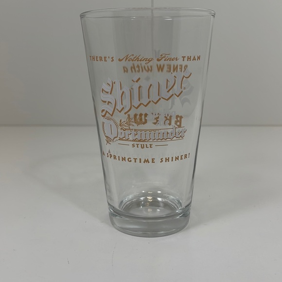 NWOT Shiner Spring Ale Pint Glass - Picture 1 of 2